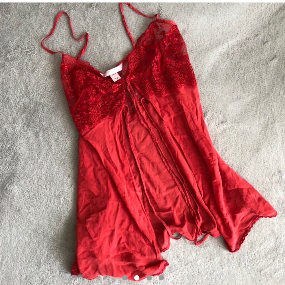 [SOLD] Victoria Secret Red Lingerie Babydoll